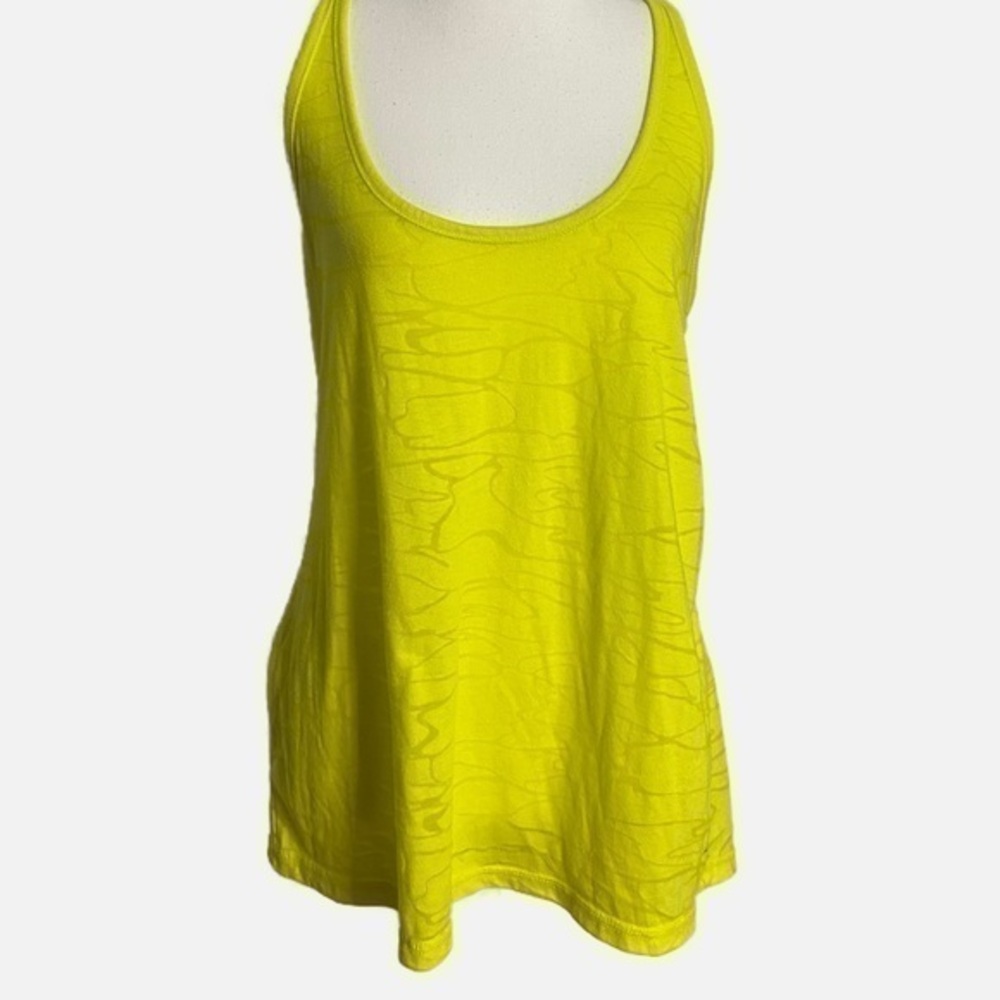 Old Navy Active Y-Back Bright Yellow Tank Top